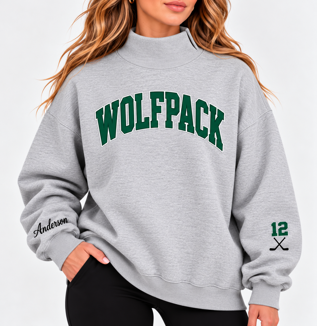 Cottage Grove Wolfpack U10 Embroidered Mockneck Pullover