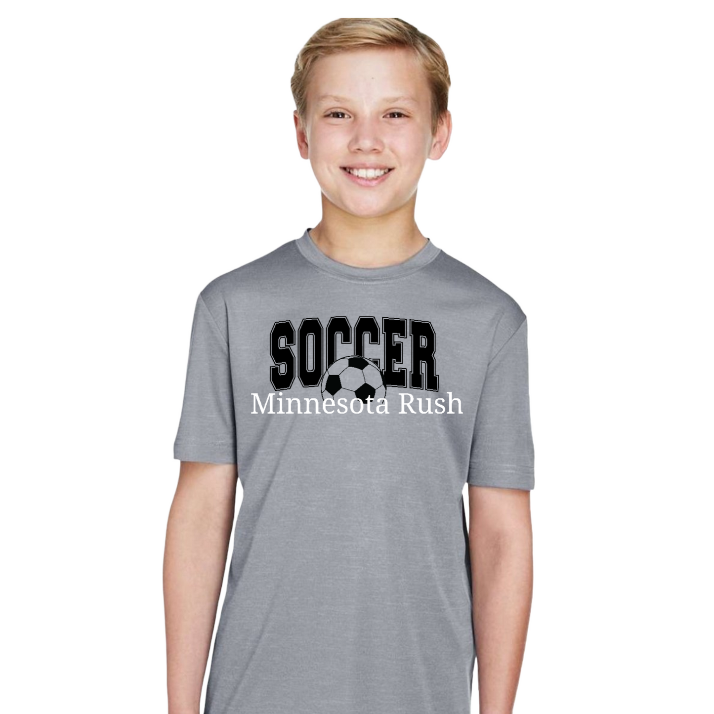 MN Rush Youth Performance Moisture Wicking Tee