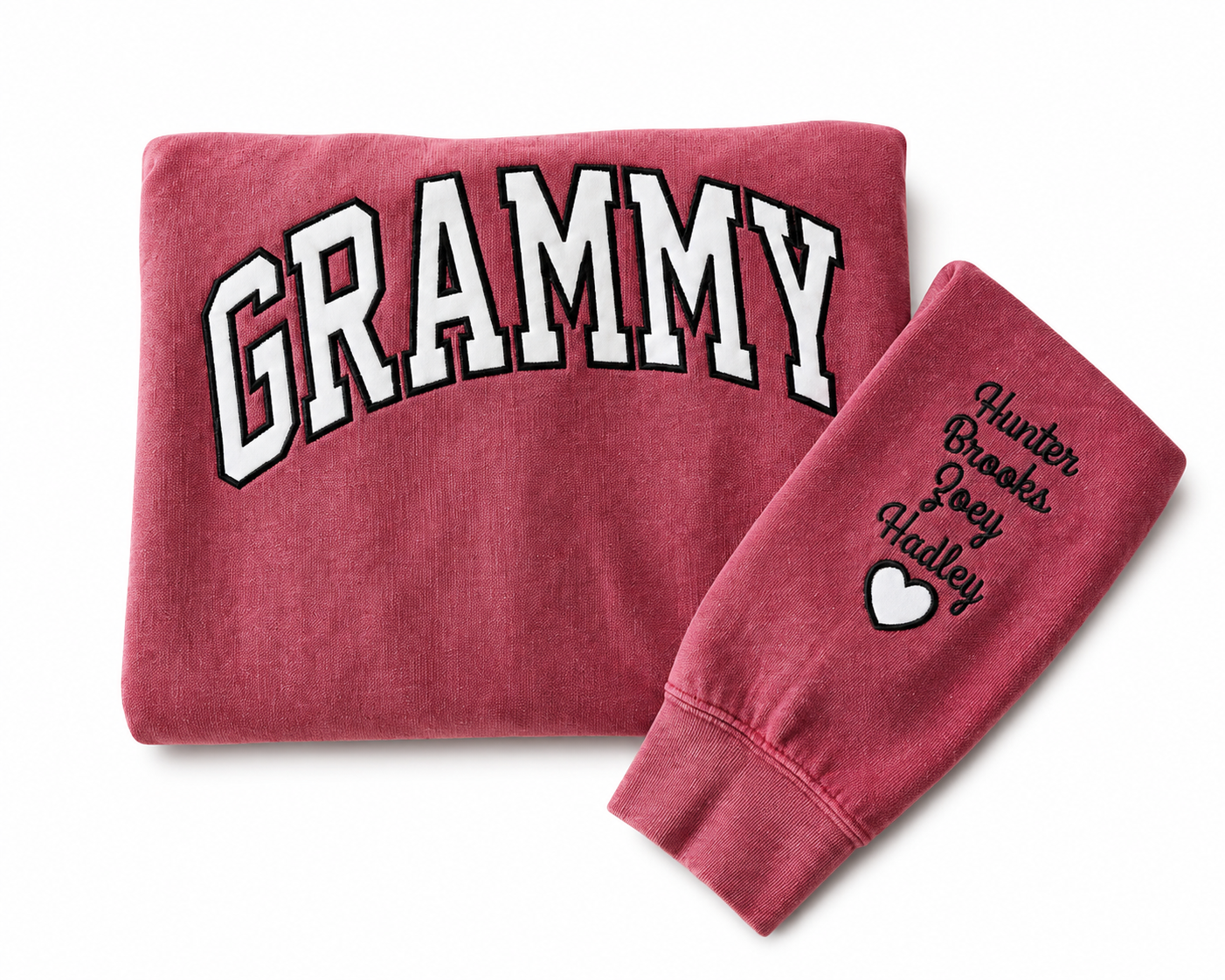 Custom  Applique (MAMA, DAD-Glitter, Twill or Sequin options)