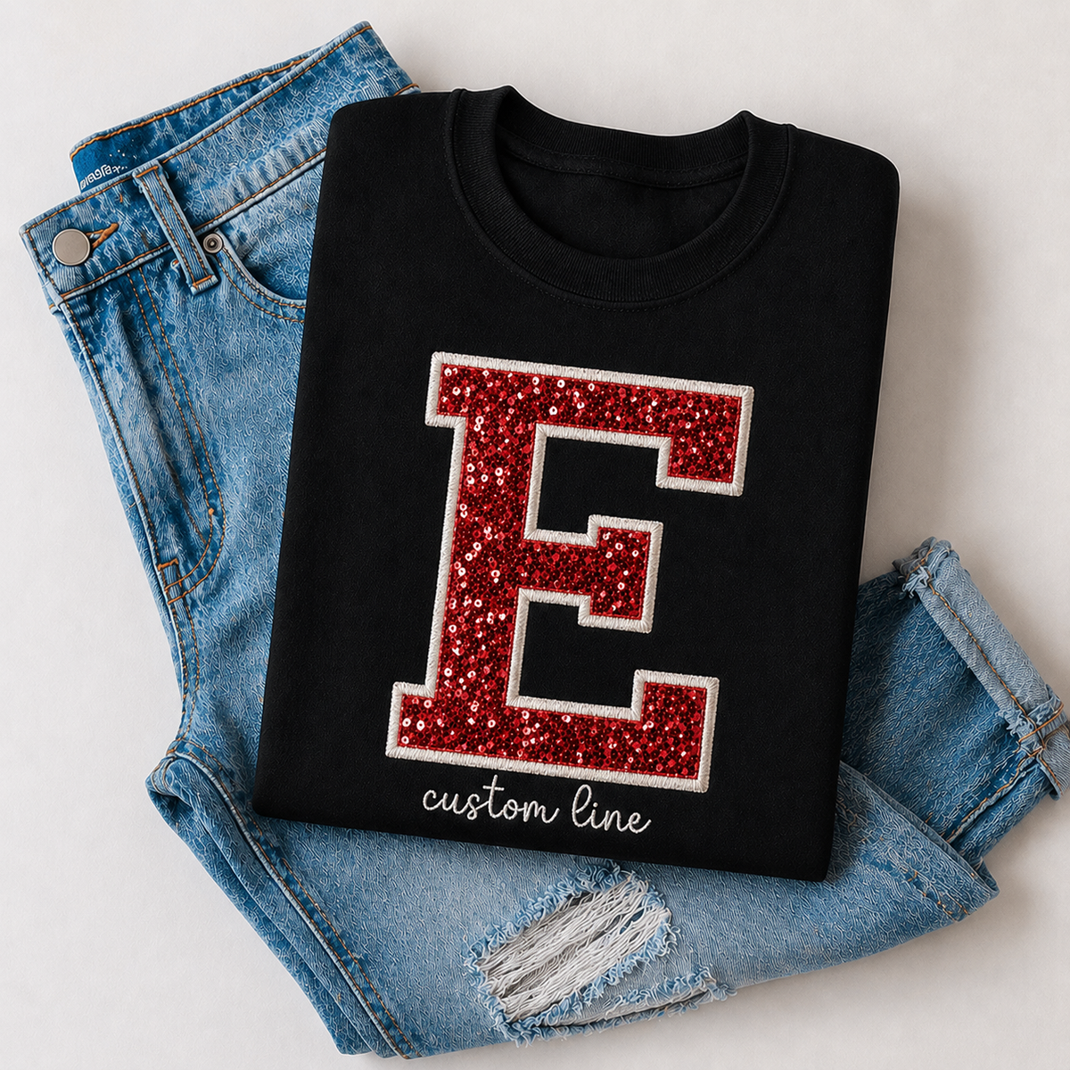 Custom Letter Single Applique (Adult & Youth)