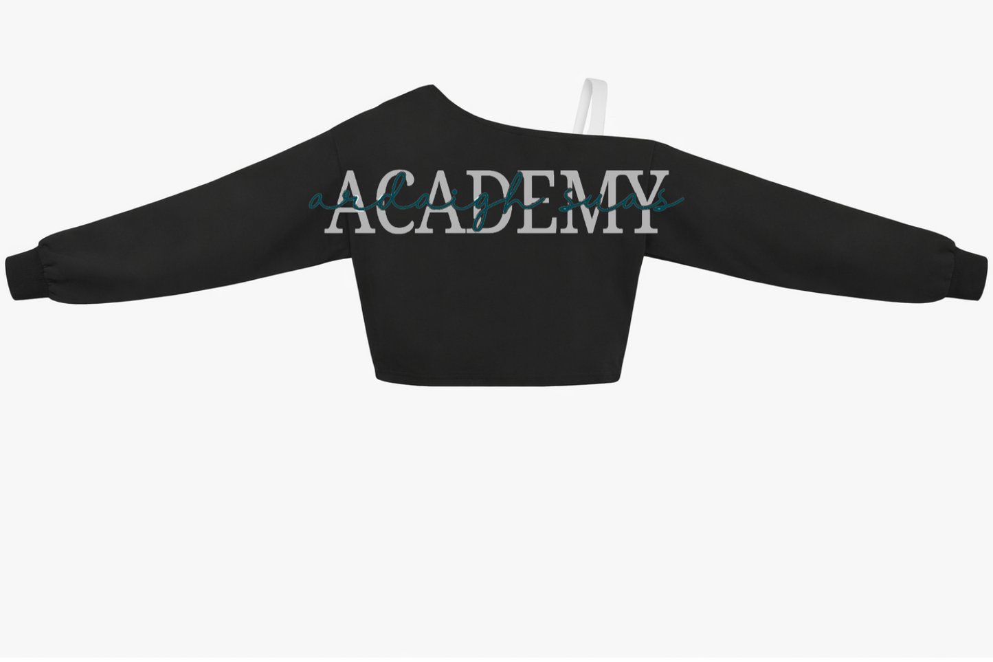Girls Youth Long Sleeve Printed Crop Top