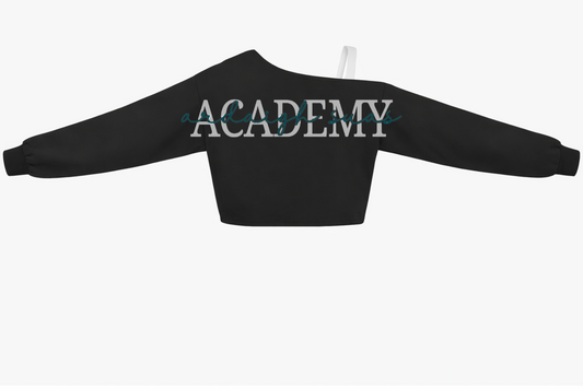 Girls Youth Long Sleeve Printed Crop Top