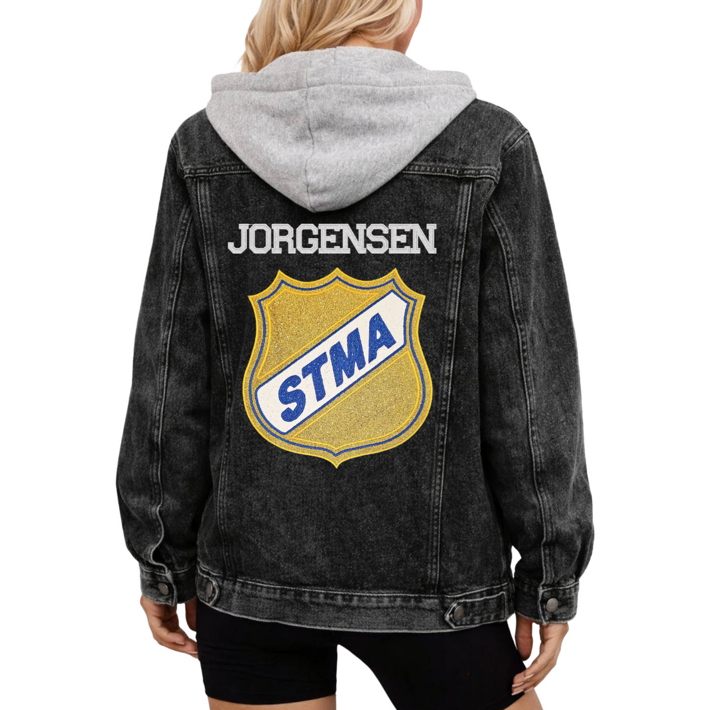Womens STMA ✨️ Glitter Jean Jacket
