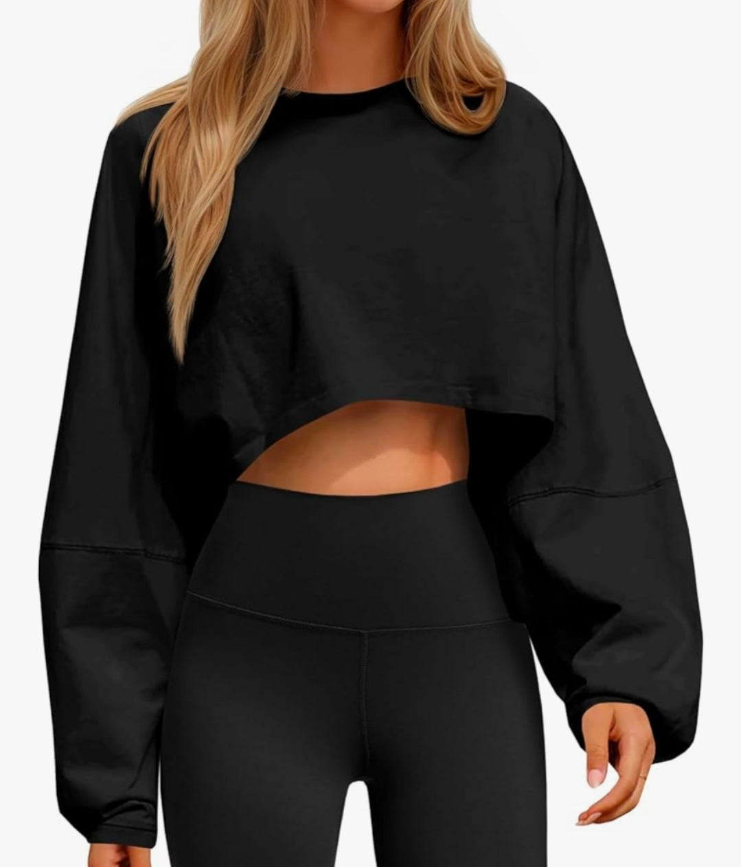 Womens Oversized Pull-Over Printed Top