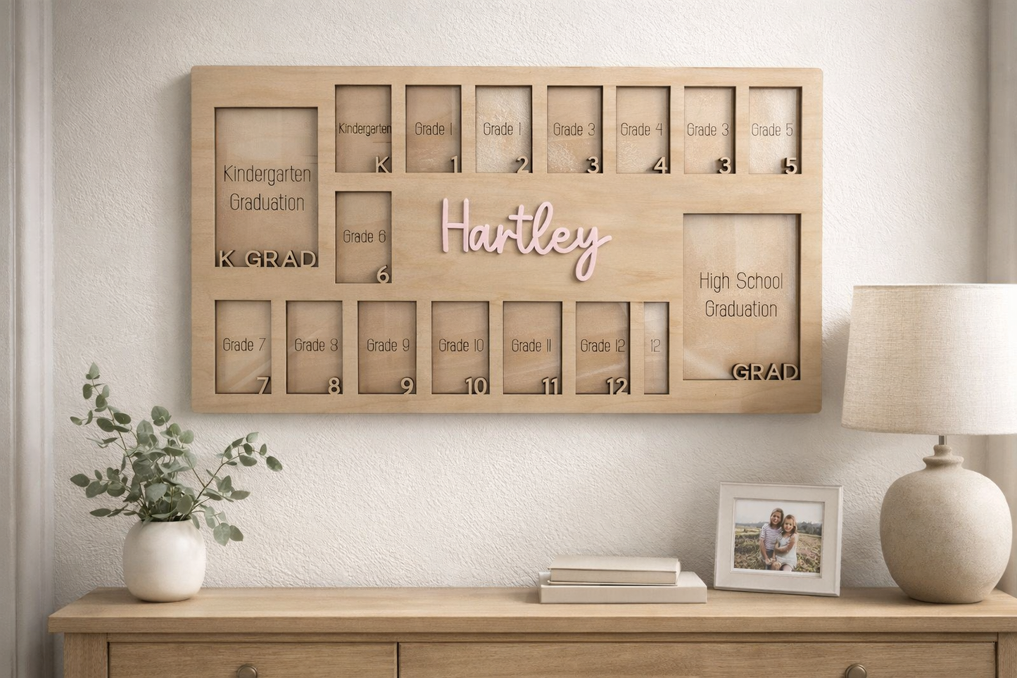 K-Graduation Wood Photo Frame