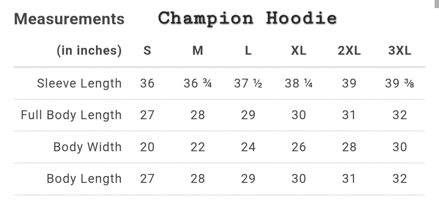 Sheridan Classic Logo Printed Champion Hoodie (Unisex)