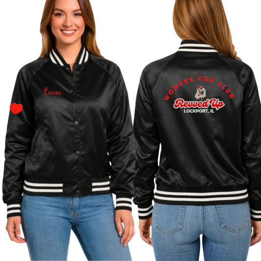 Revved Up Women's Car Club Embroidered Jacket