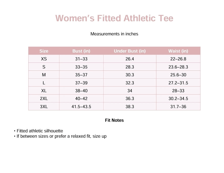 Womens Athletic ASA Printed Tee