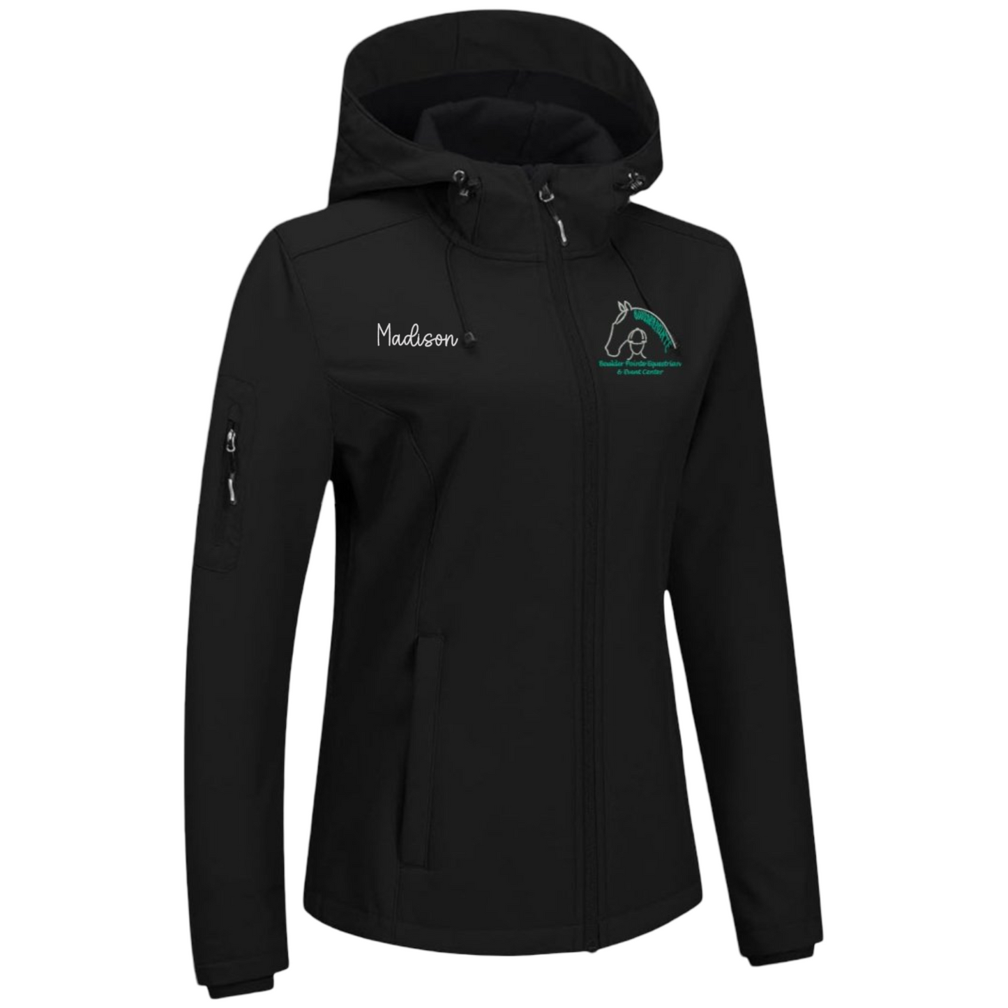 Womens Boulder Pointe Embroidered Softshell Jacket