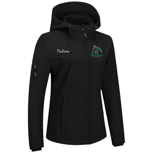 Womens Boulder Pointe Embroidered Softshell Jacket