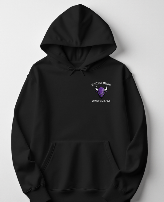 Bison 10,000 Puck Club Embroidered Champion Hoodie