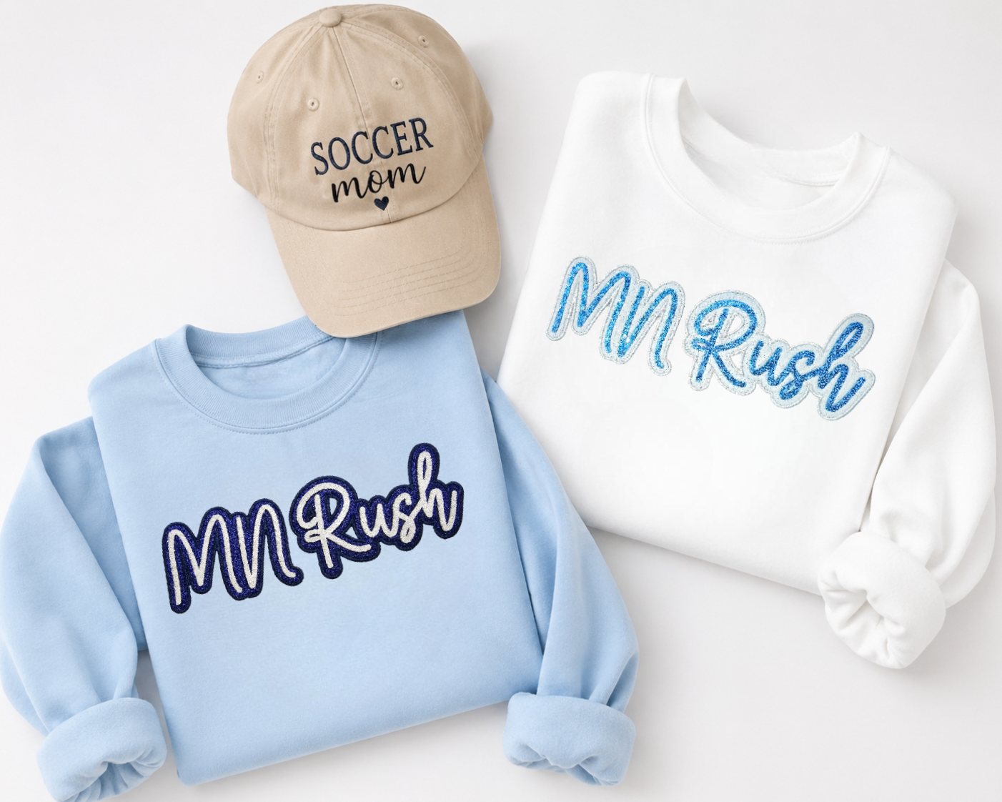 MN Rush Glitter & Sequin Shirt
