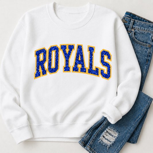 ✨️ Glitter & Sequin Sports Letter Applique