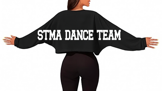 STMA Dance Team Oversized Printed Crop