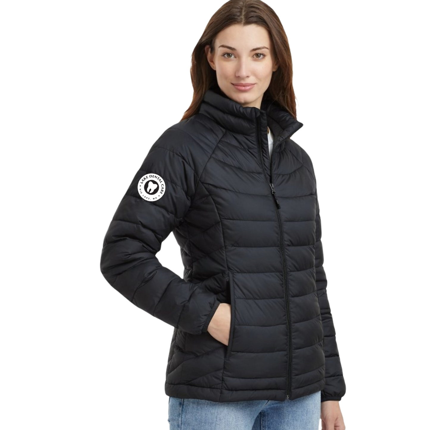 Lake Dental Embroidered Columbia Powder Lite Jacket