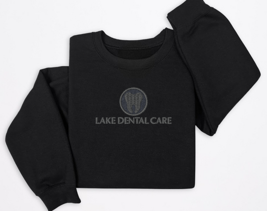 Lake Dental Bella + Canvas Unisex Puff Embroidered Sweatshirt