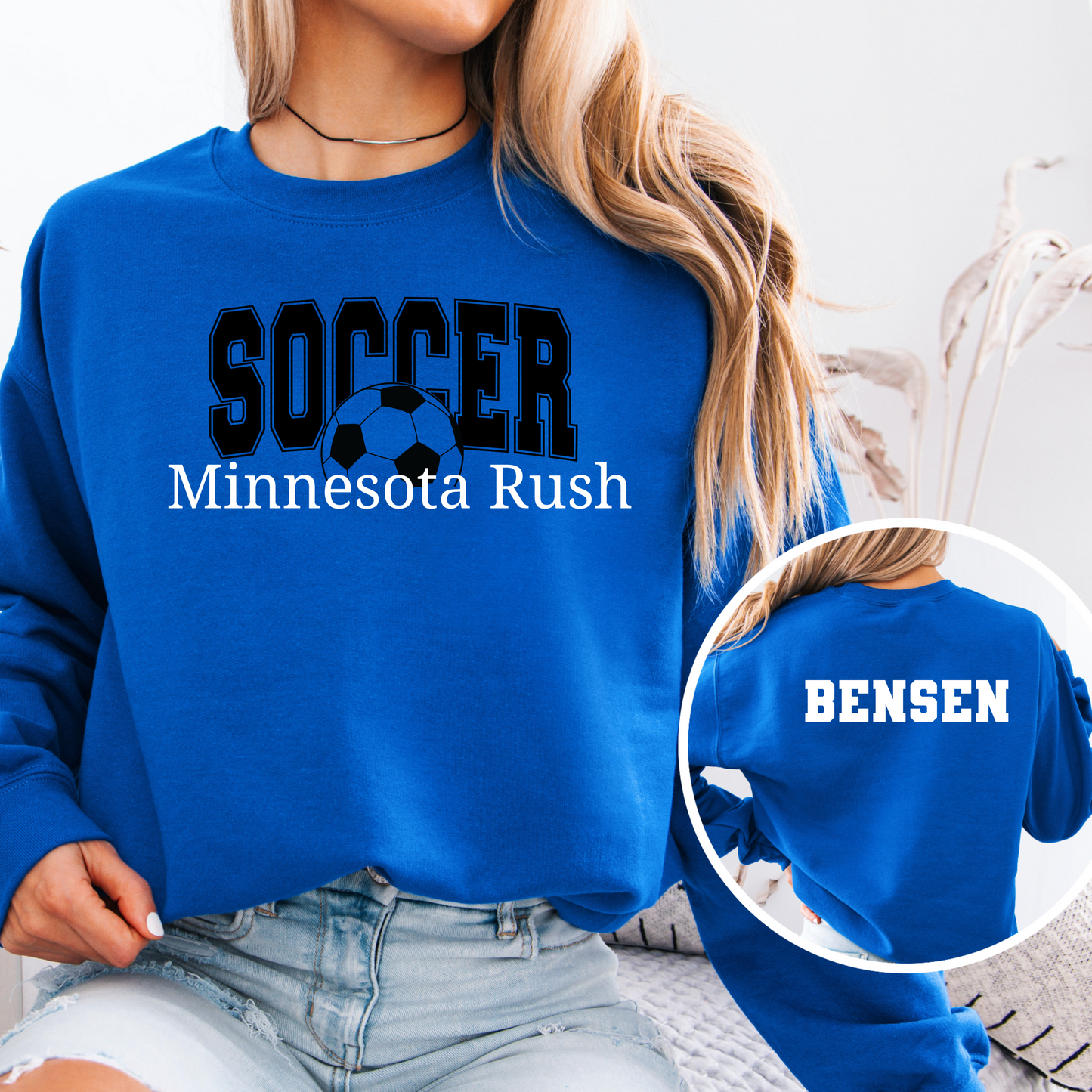 Adult Minnesota Rush Unisex Crewneck Sweatshirt