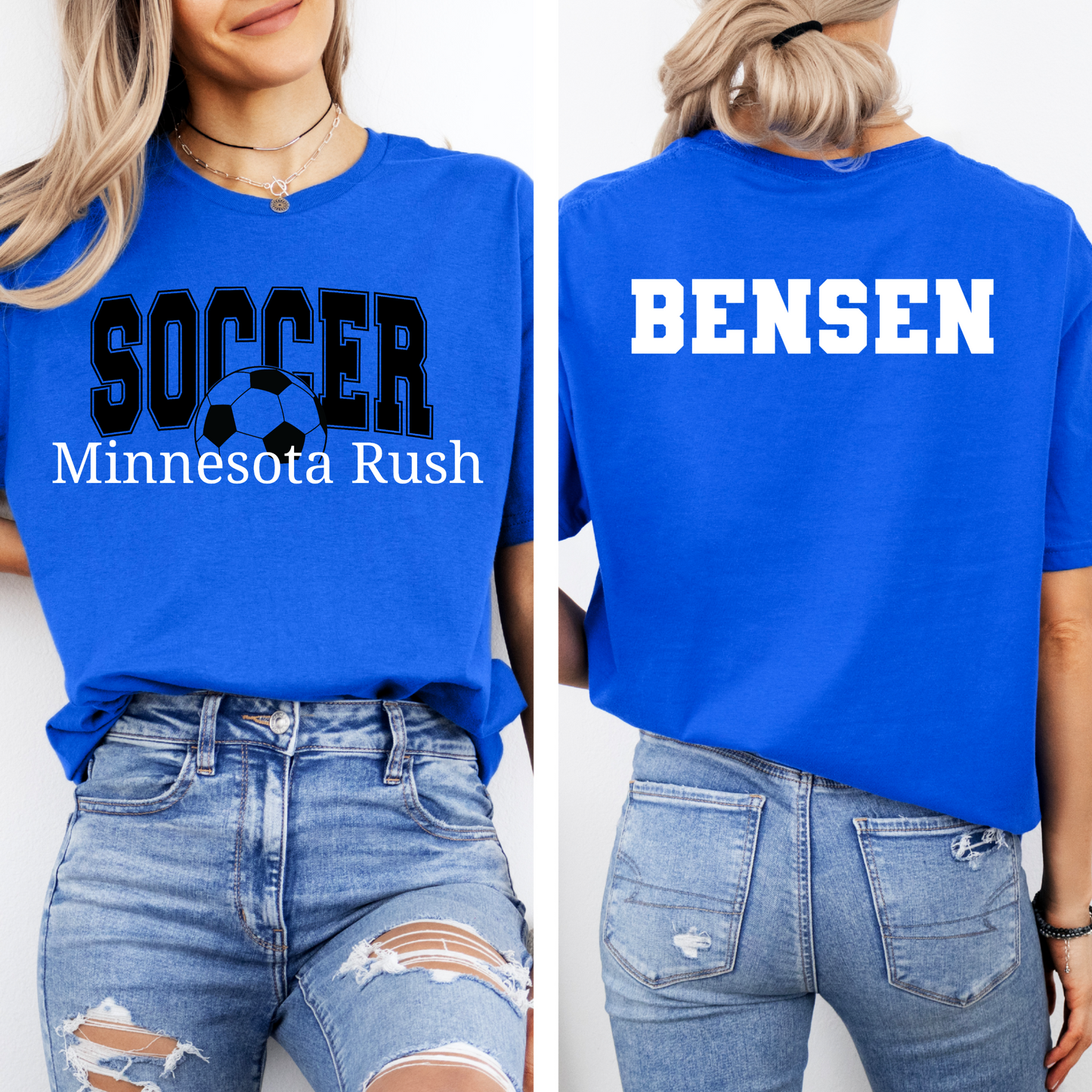 MN Rush Unisex Gildan Soft Style Athletic Gray Tees