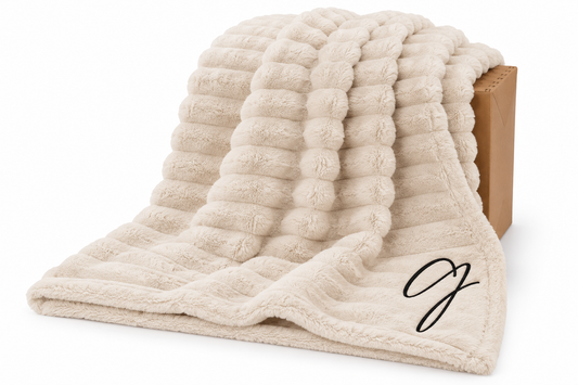 Gravity 50x60 Embroidered Cozy Throw Blanket