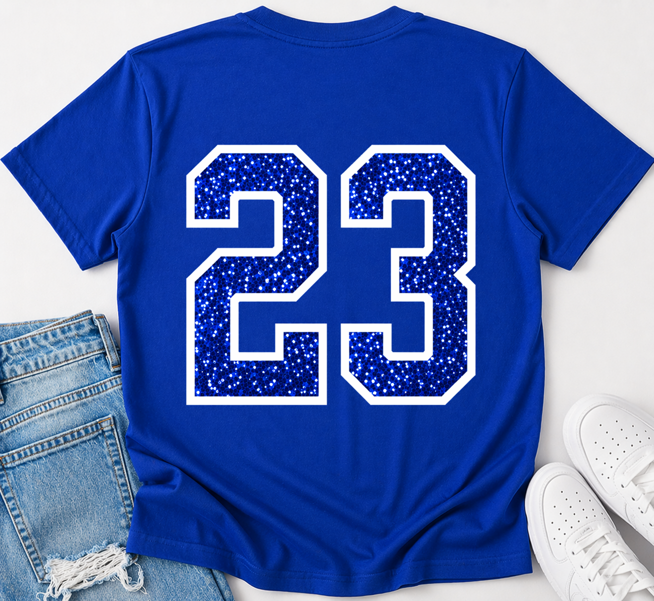 ✨️ Custom Sequin Letter Applique Bella + Canvas Heavy Tee