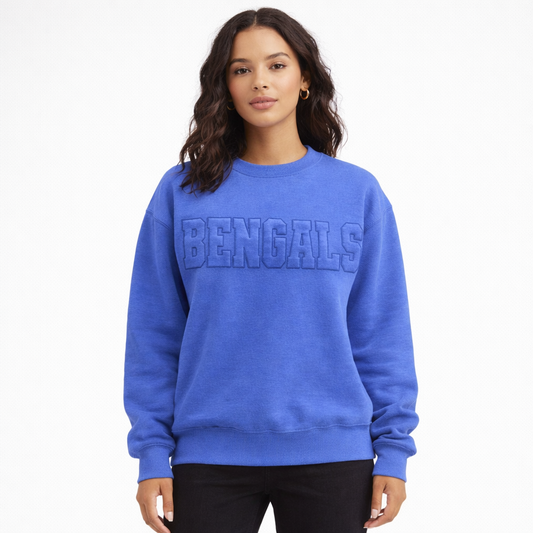 Bengals Raggy Applique Sweatshirt