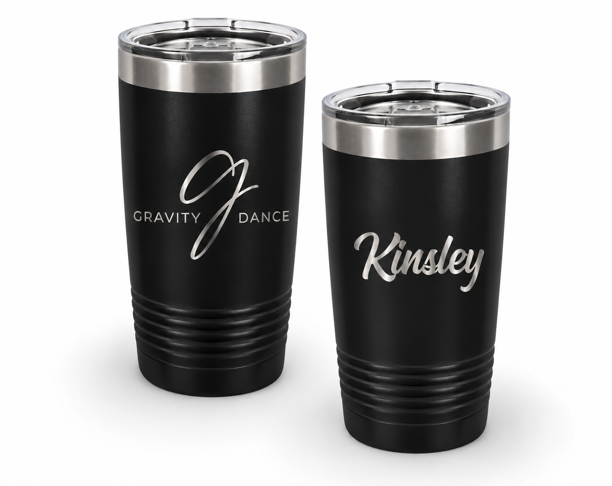 20oz Gravity Dance Insulated Tumbler (Personalization Option Available)