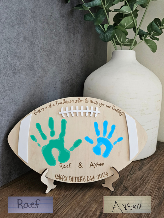 Father's Day Football DIY Sign 🏈