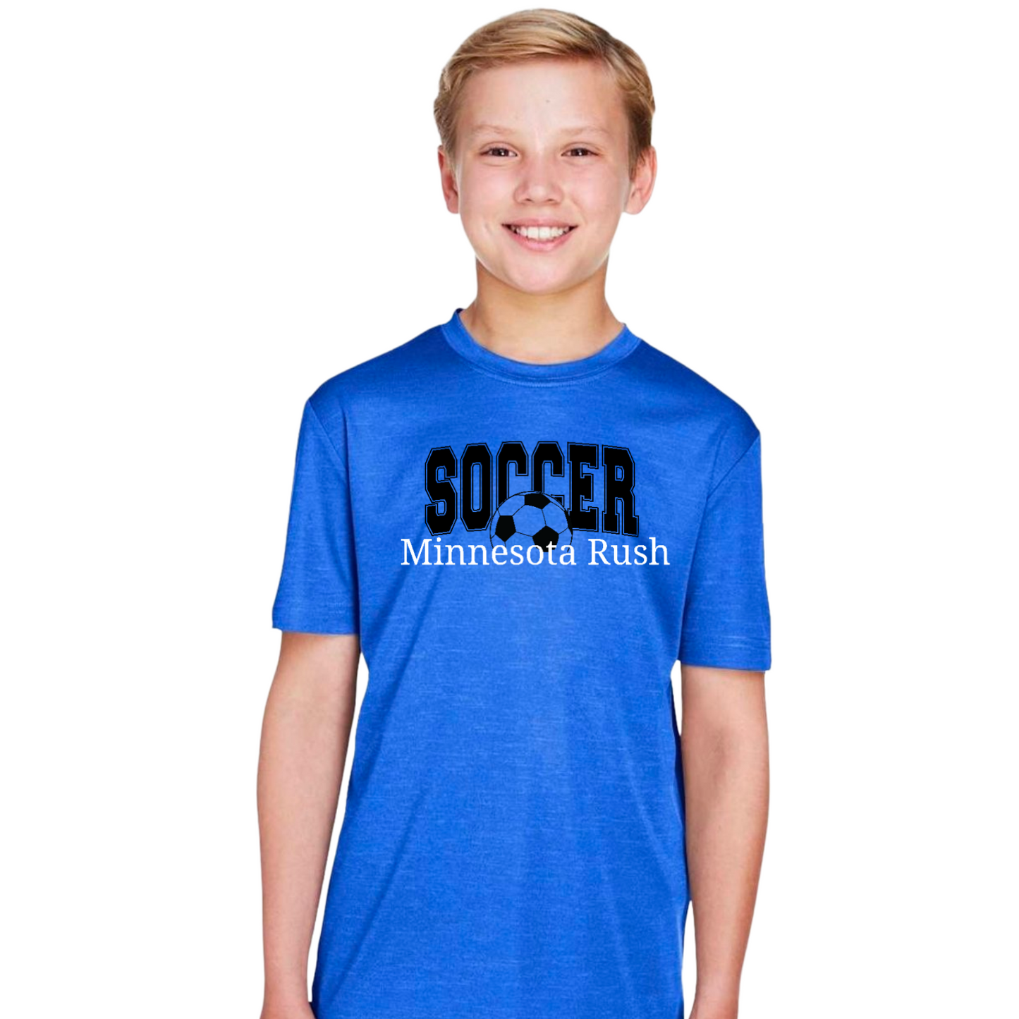 MN Rush Youth Performance Moisture Wicking Tee