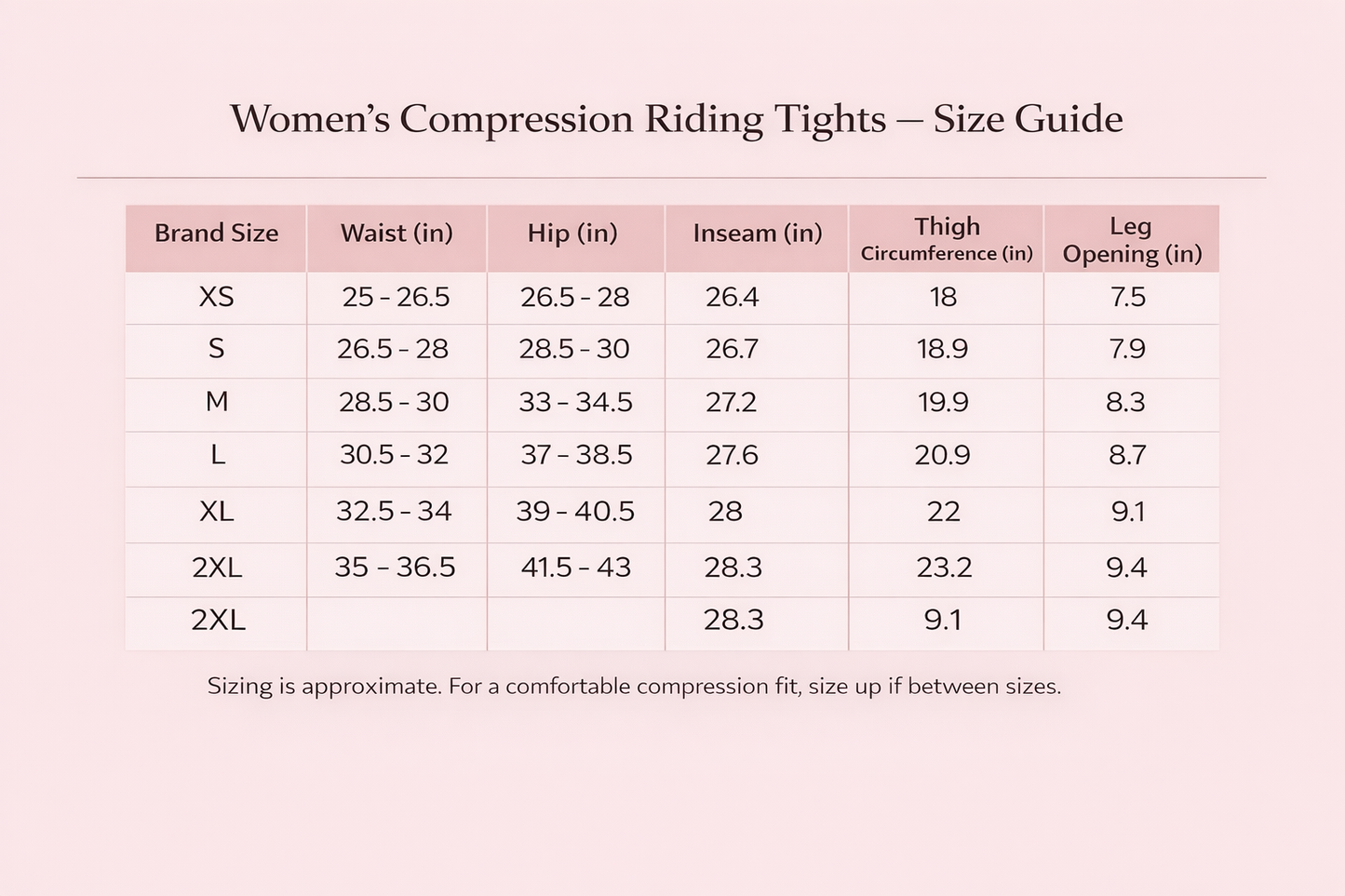 Boulder Pointe Womens Full Seat Riding Tight