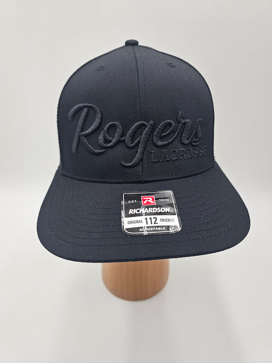 Rogers Lacrosse Monochromatic Puff Embroidered Richardson 112