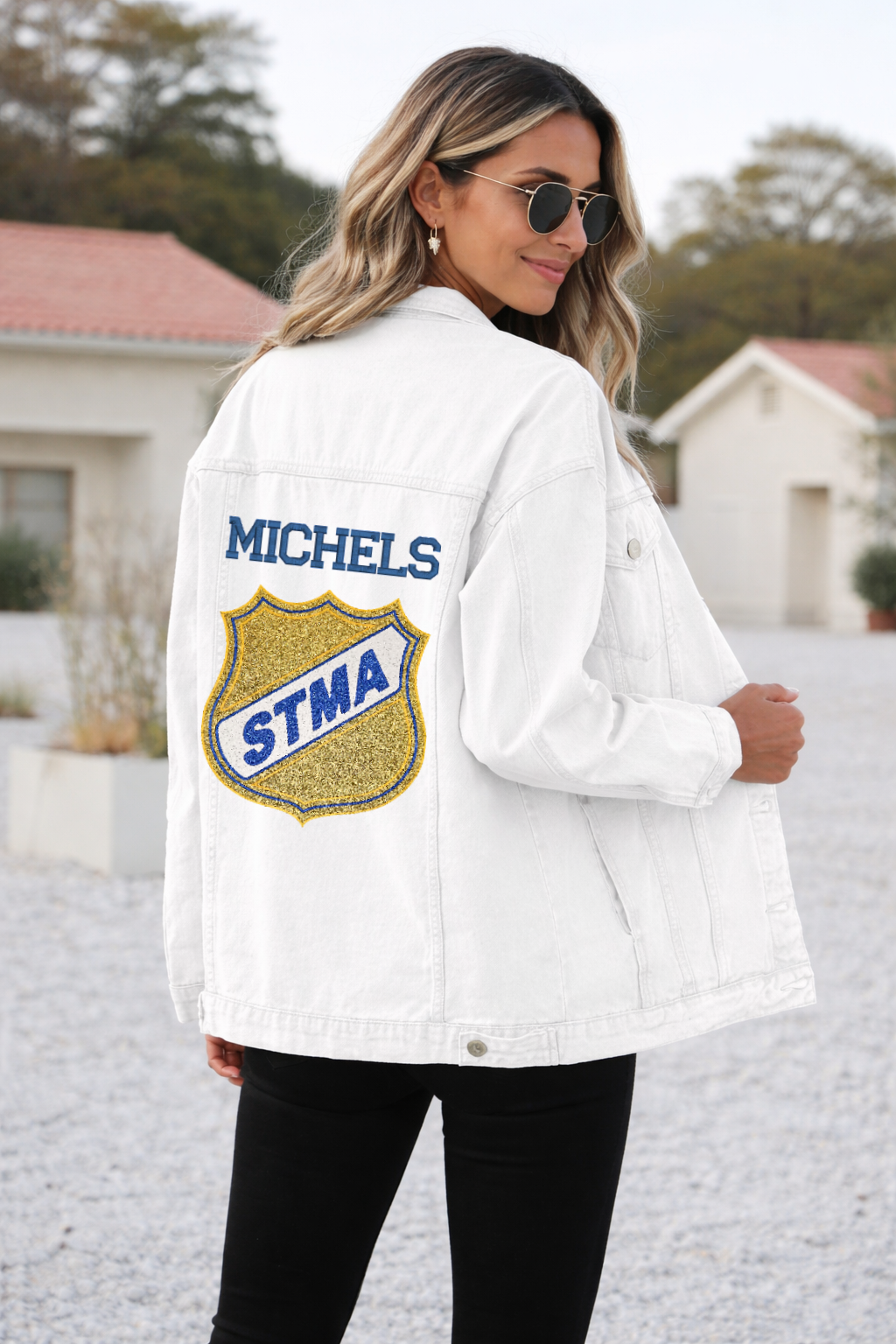 Womens STMA ✨️ Glitter Jean Jacket