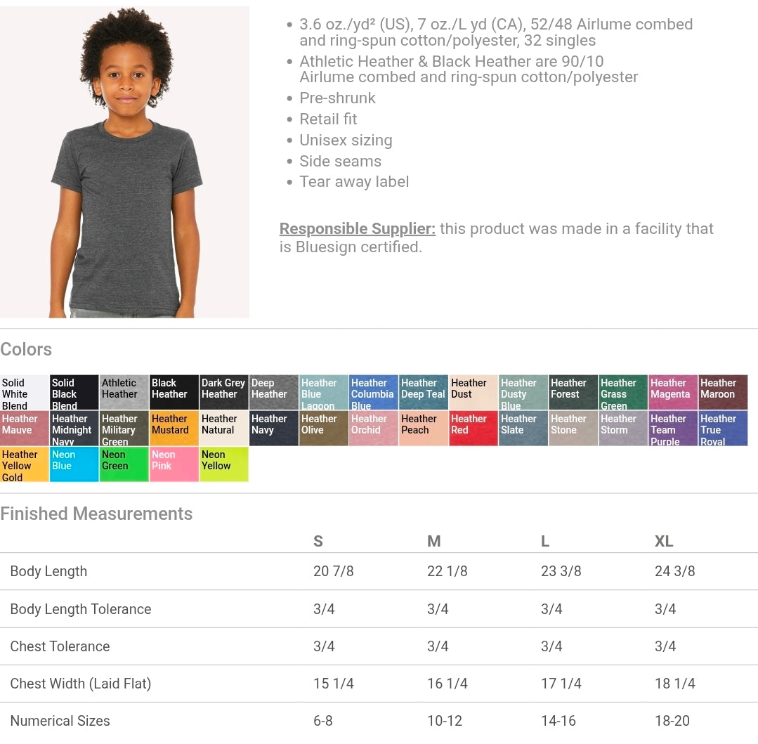 2026 NICU Family Reunion Toddler & Youth Tee Options