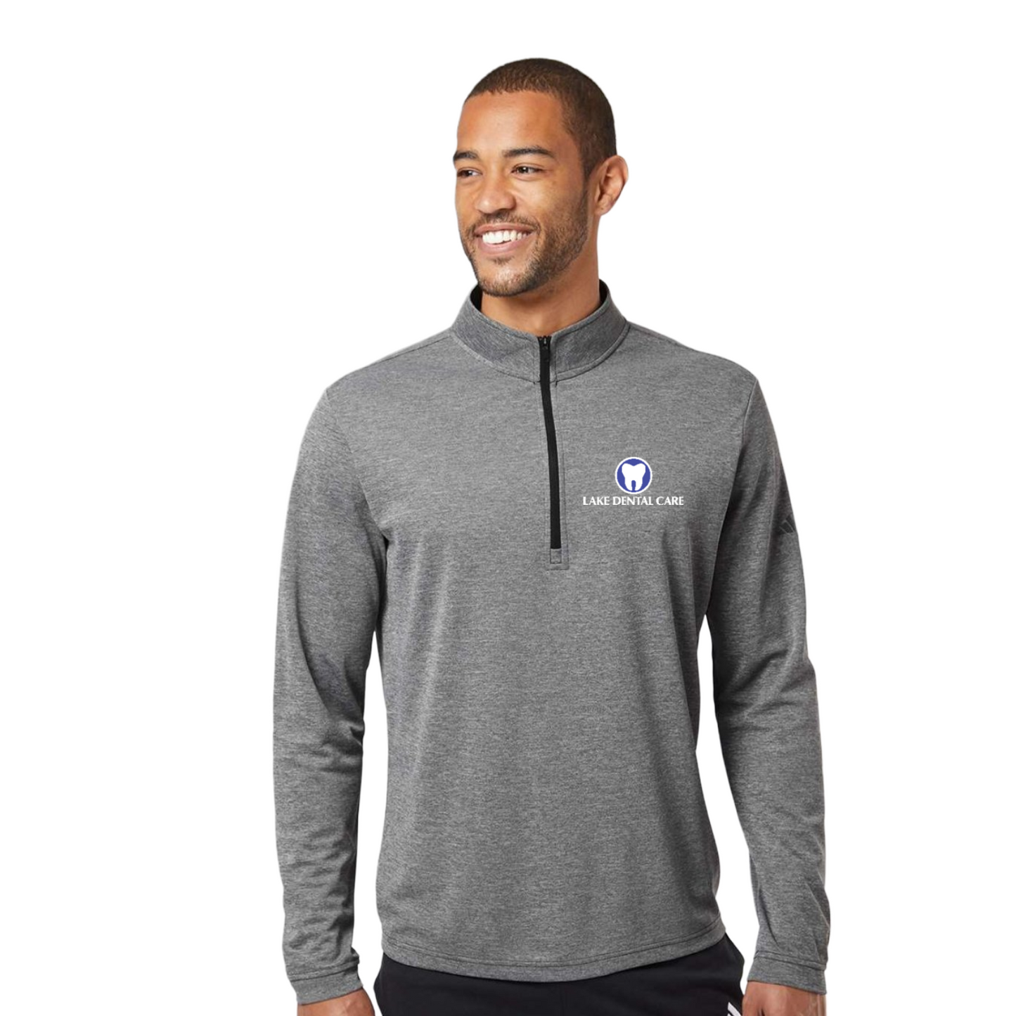 Lake Dental  Light Weight Printed Adidas Quarter Zip
