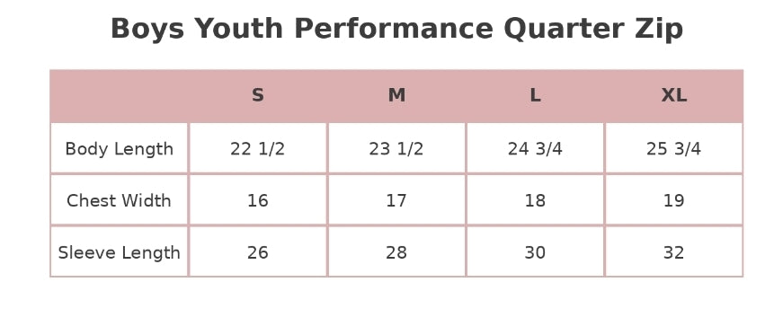 Boys Youth ASA Printed Performance Quarter Zip